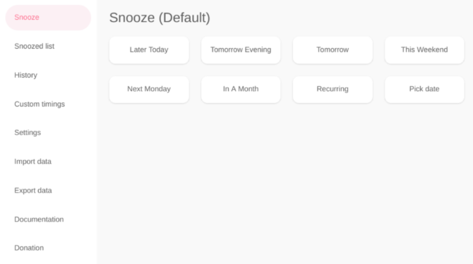 Snooze Tabs voor later en vermijd bladwijzerpuin met Snooze Tabby voor Chrome en Firefox