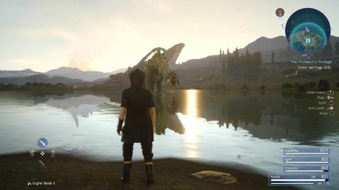 screenshot van final fantasy xv