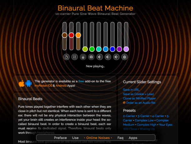 binauraal verslaat migraine