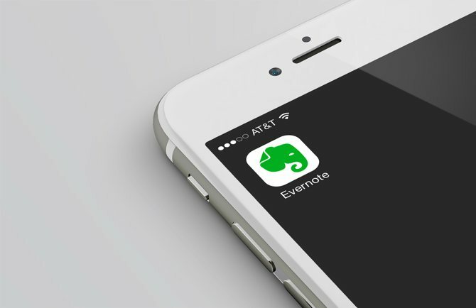 Hoe een e-boek te schrijven: Evernote-pictogram