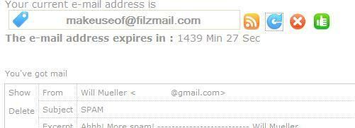 filzmail-tijdelijke e-mails