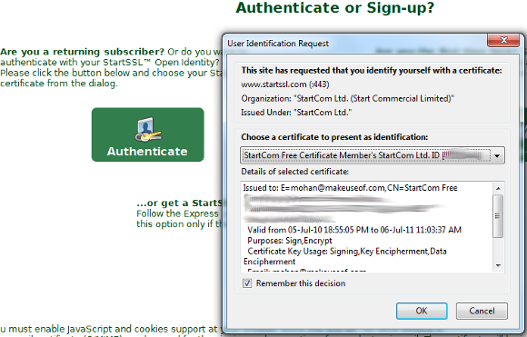 gratis ssl cert