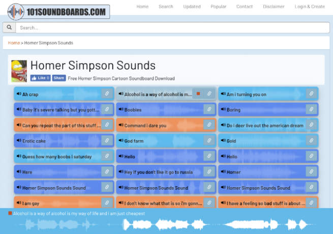 101 Soundboards heeft verschillende kant-en-klare soundboards