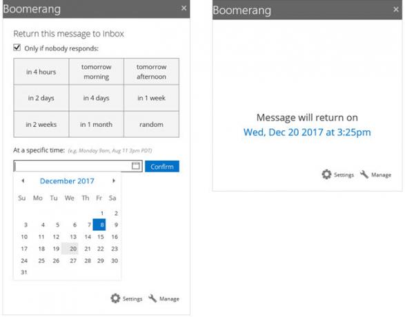 Boomerang Outlook-invoegtoepassing voor herinneringen