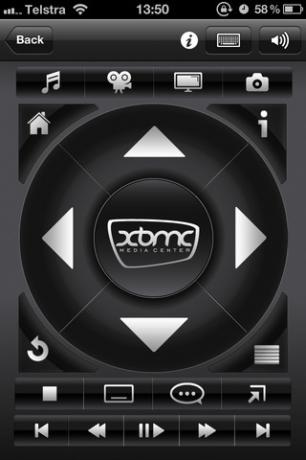 xbmc app op afstand