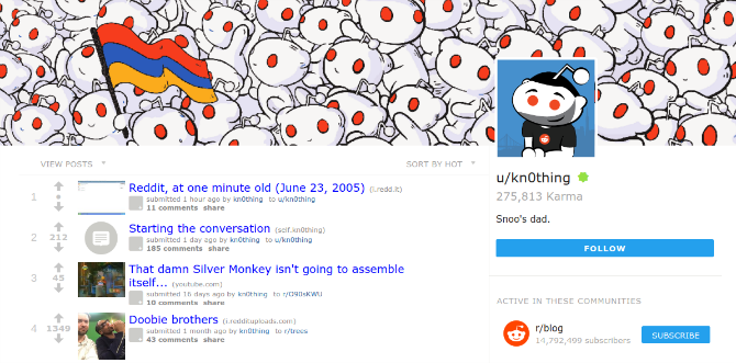 Reddit voegt profielpagina's toe om meer op Facebook te lijken reddit profielpagina