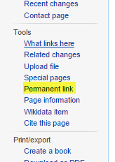 Wikipedia-paginalink