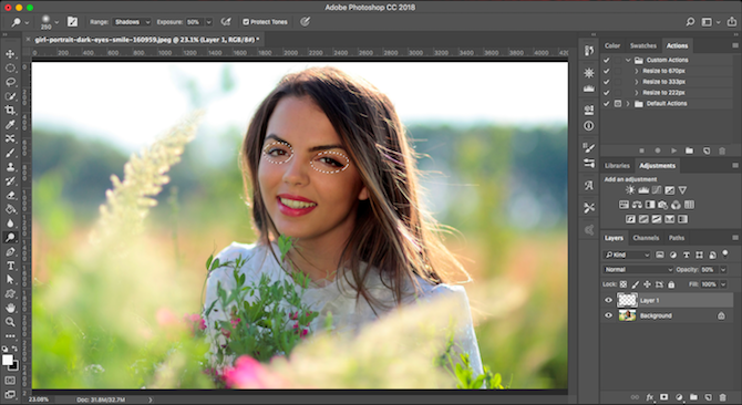 Leer fotobewerking in Photoshop: haal de basis onder de ogen van 1 uur