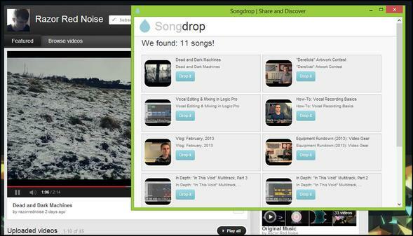 Songdrop: uw gratis en favoriete songbesparende service die u tot nu toe niet eens kende Songdrop op YouTube