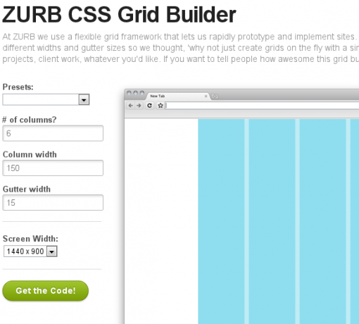 css raster maken