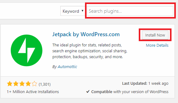 Jetpack installeren en instellen op uw WordPress-site WordPress jetpack installeren