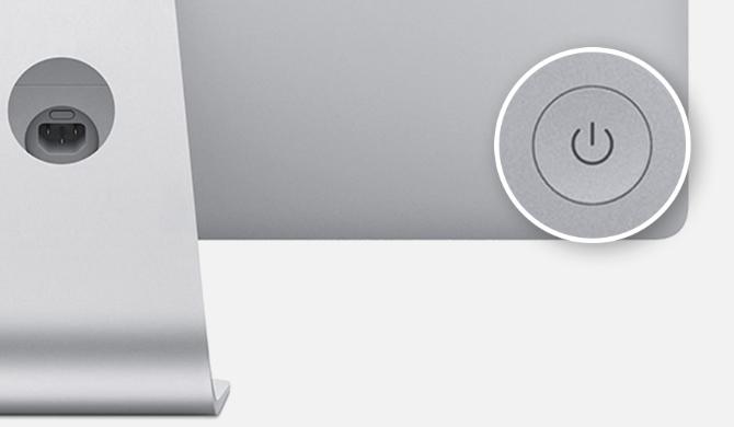 iMac-aan / uit-knop