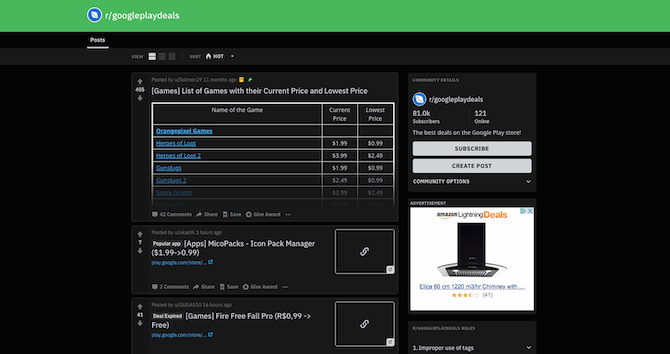 De GooglePlayDeals Subreddit