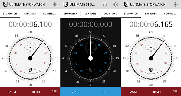 10 efficiënte en minimale Android-apps die u misschien niet hebt gehoord over de ultieme stopwatch