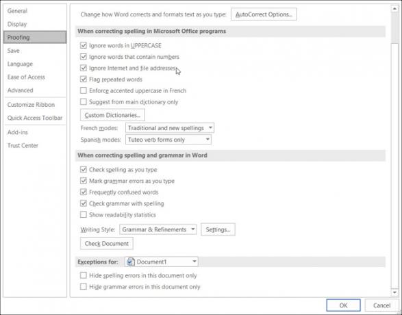 Controle-instellingen Windows