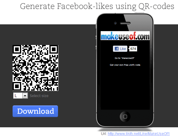 QR-code voor website