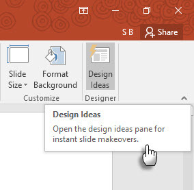 Ontwerpideeën in PowerPoint