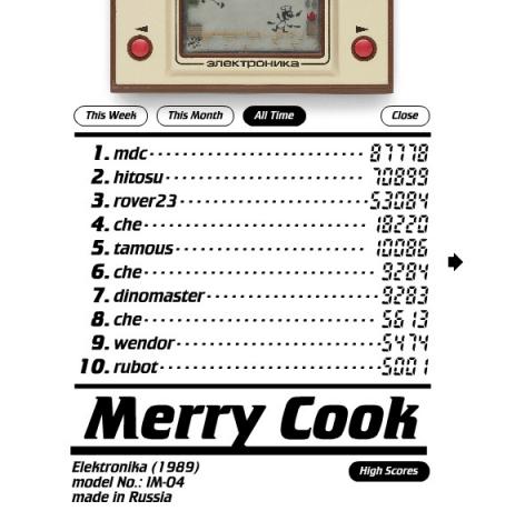 Pica Pic brengt klassieke draagbare elektronische spellen naar het web pica pic hoge scores aller tijden