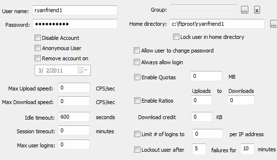 ftp-server instellen