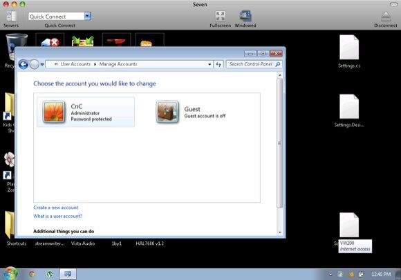 externe desktop-client