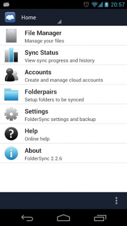 android synchroniseren met cloud