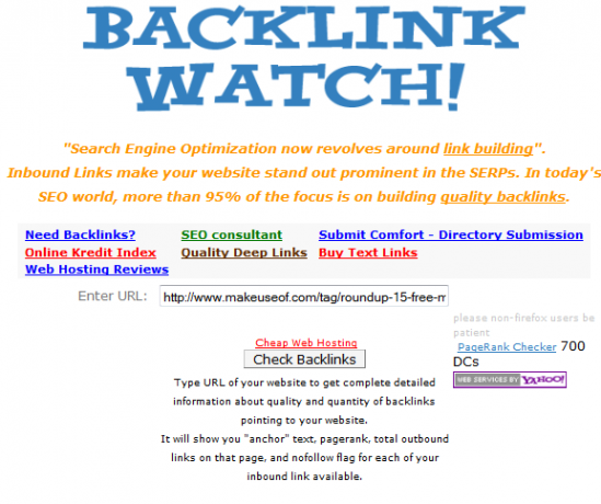 check backlinks naar website