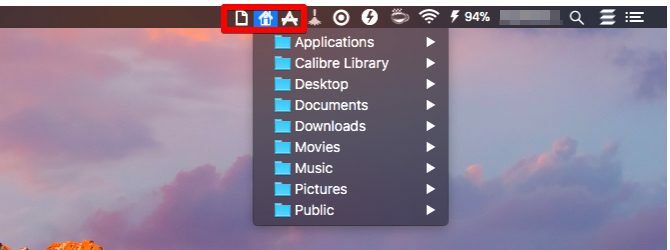 xmenu-Mac Menubalk Apps