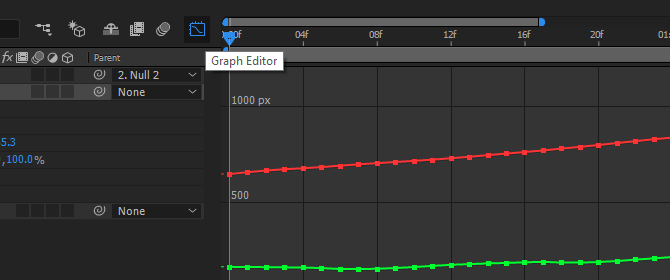 Tekst volgen in Adobe After Effects-grafiekeditor