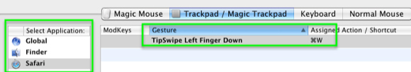 magische trackpad-applicatie