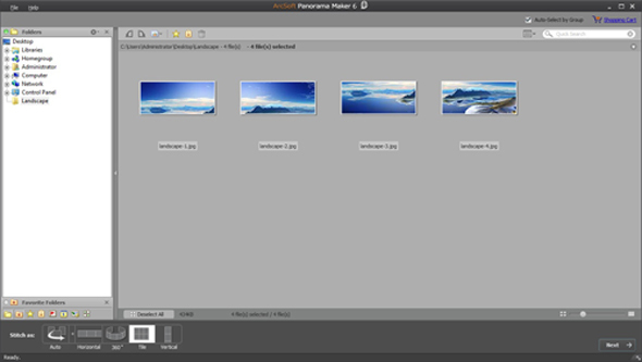 Panoramabeelden samenvoegen met Arcsoft Panorama Maker 6 [Giveaway] panoramamaker 6 ss1