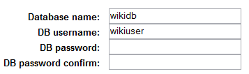 Wiki Database maken