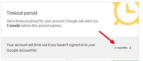 google inactieve manager