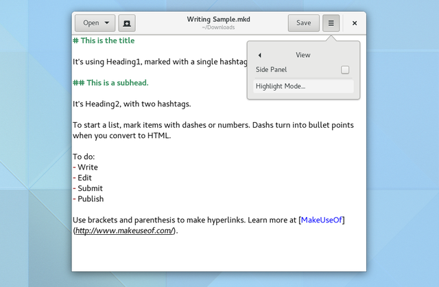 WritingLinux-Gedit-Markdown