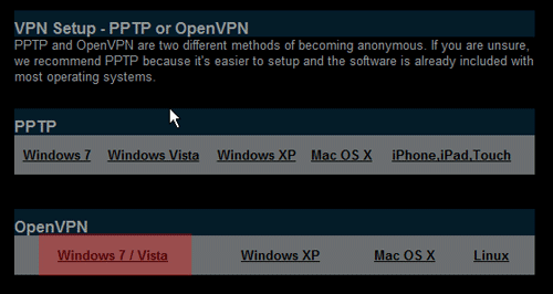 vpn setup