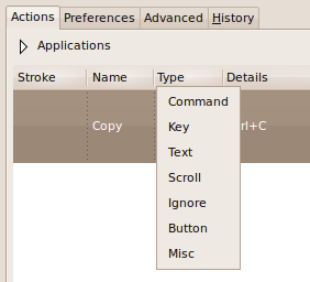 muisgebaren linux