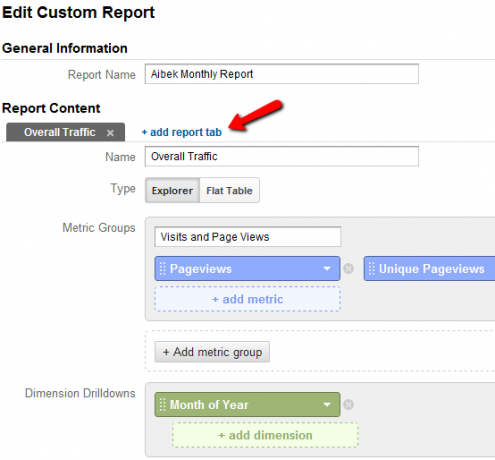 Google Analytics-rapporten