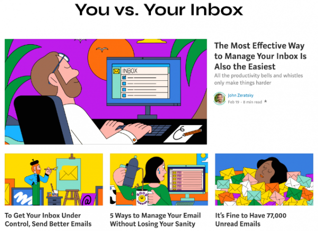 Jij vs. In je Inbox-serie worden de beste methoden besproken om je e-mail te organiseren