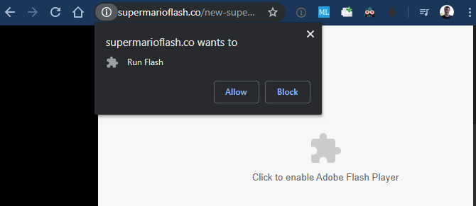 Chrome Sta Flash toe om te draaien