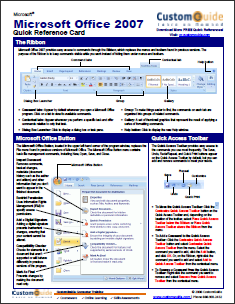 14 Toepassing Cheat Sheets & Posters voor populaire programma's office2007