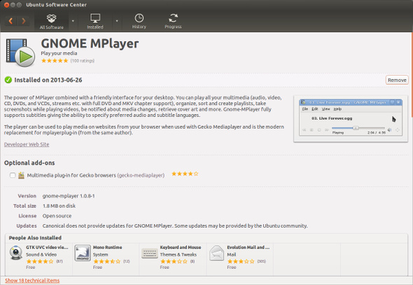 mplayer voor linux