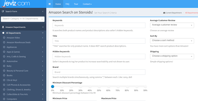 Amazon-sites en -tools - Jeviz