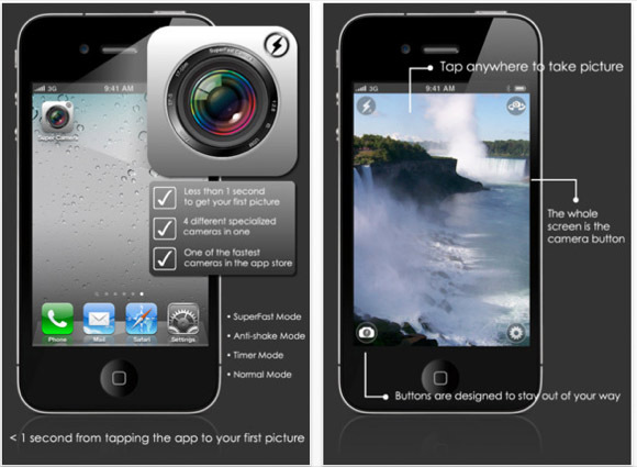 camera-apps voor de iPhone