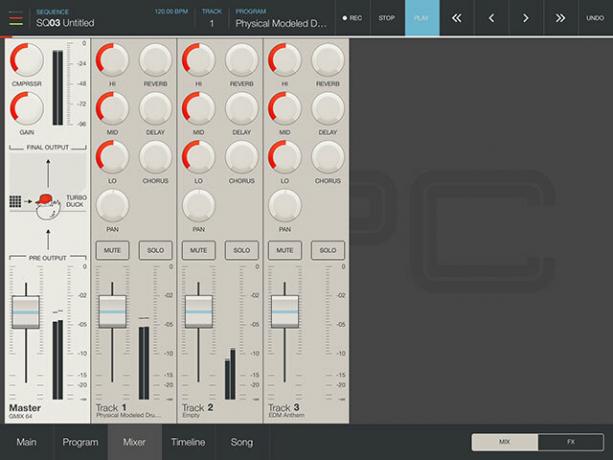 Is Akai's iMPC Pro de beste iPad Beat Production-app tot nu toe? mixer