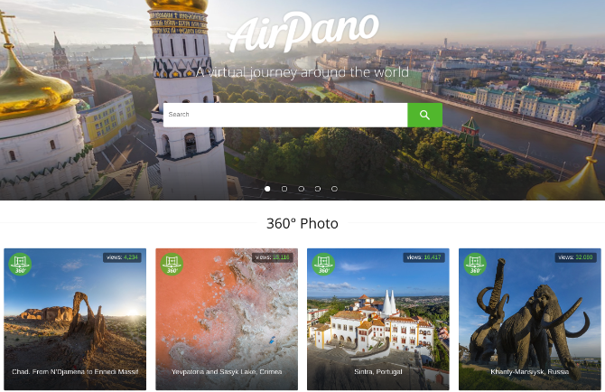 Maak een virtuele reis van 360 graden langs 's werelds hotspots via AirPano