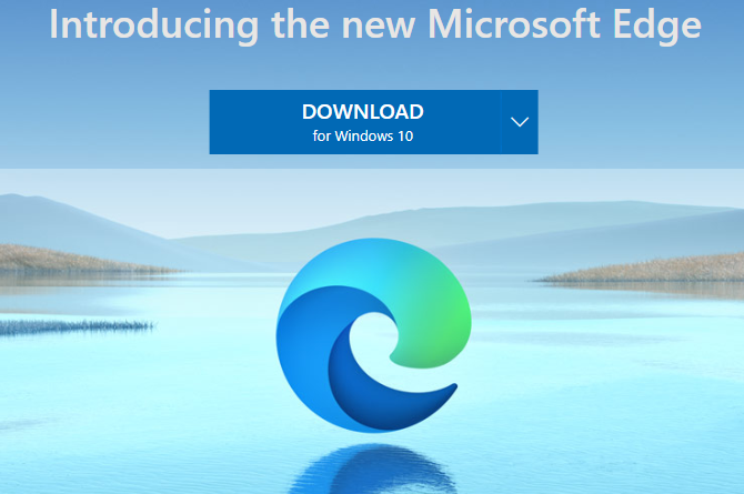 Nieuwe Microsoft Edge-download