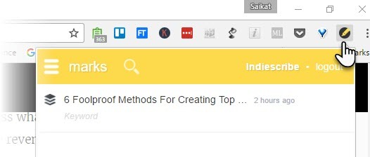 Niet alleen Bookmark Artikelen: Save Your Reading Progress behulp van deze handige tool Markticle bewaarde artikelen