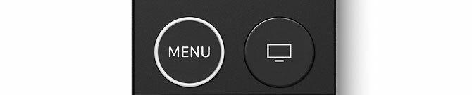 Apple TV Siri Remote Menu en Home