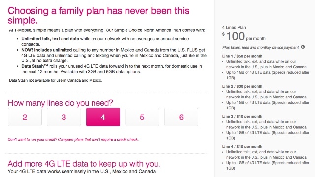 Zijn Family Cell Phone-abonnementen goedkoper dan MVNO's? [Cheat Sheet Included] tmobile familie mobiele telefoonabonnement