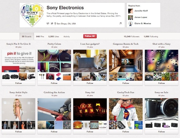 Geek het uit op Pinterest: 10 gebruikers die je Sony zou moeten volgen