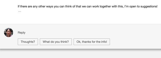 Google Inbox App Smart Reply-functie